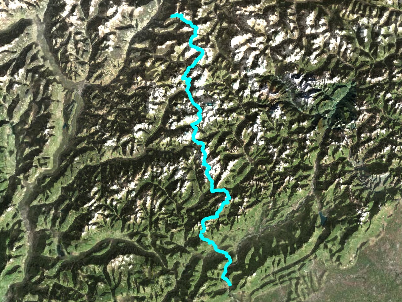 Alta Via Dolomiti 2 Map