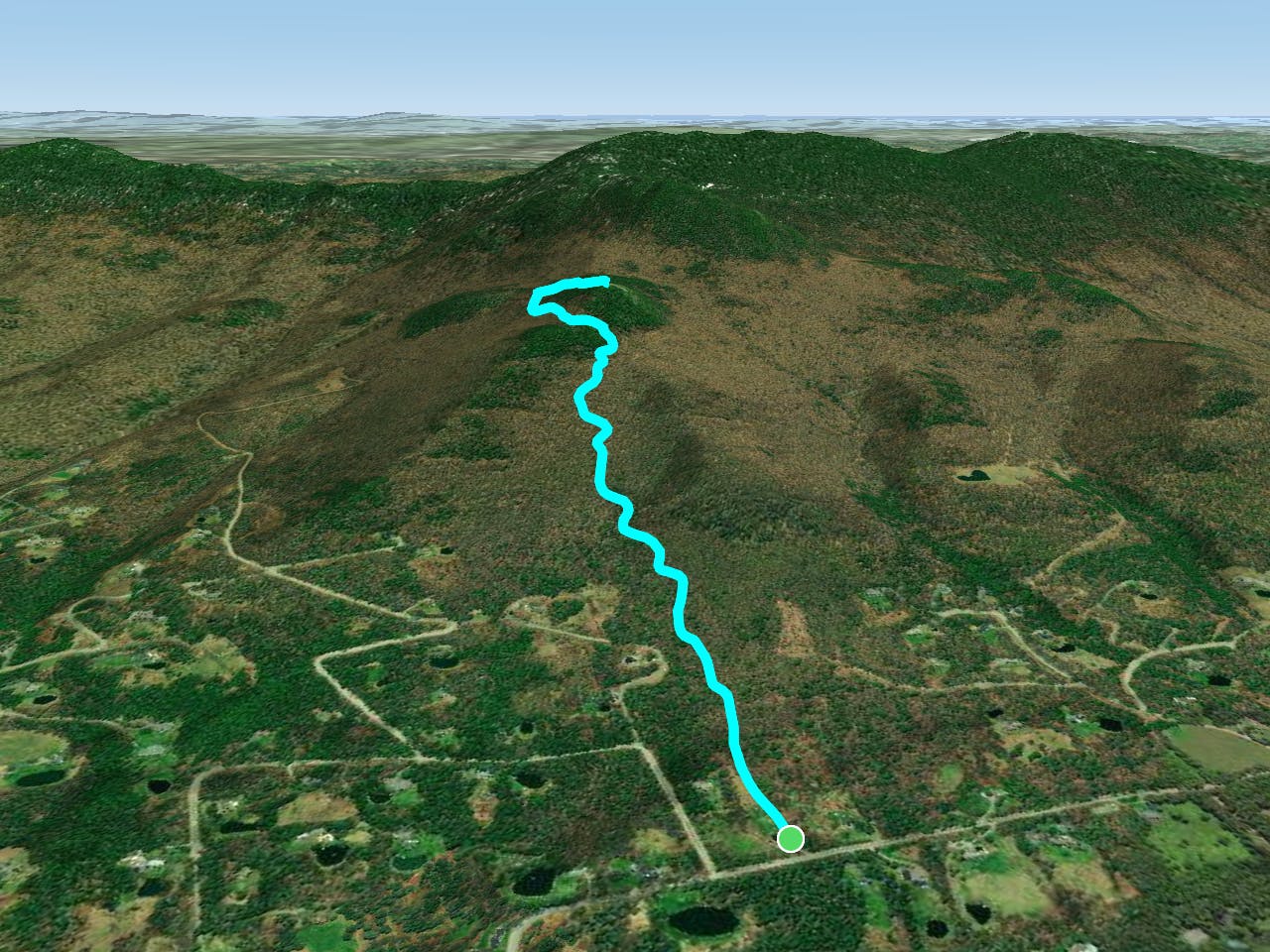 Stowe Pinnacle Trail Map