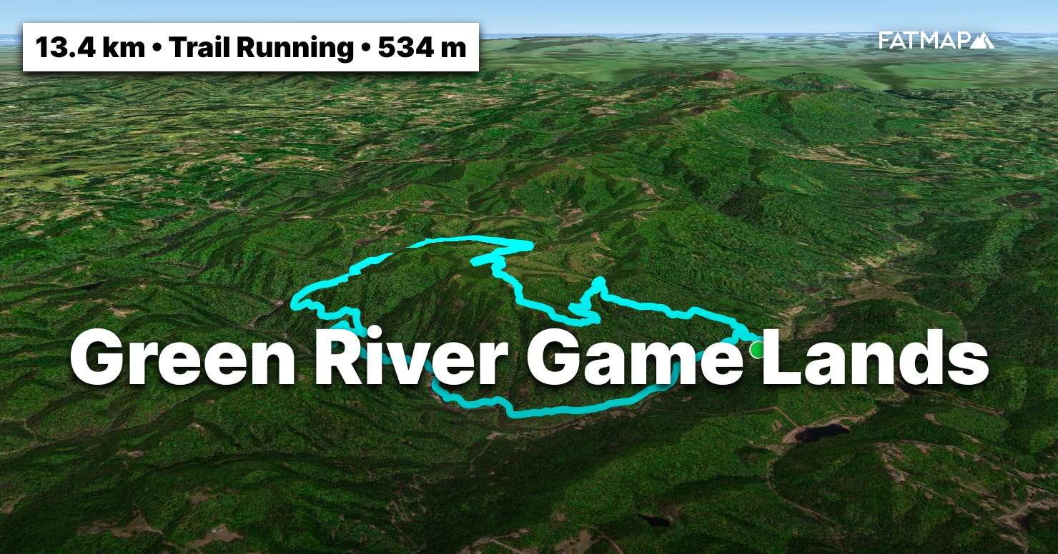 Green River Game Lands Outdoor map and Guide  FATMAP