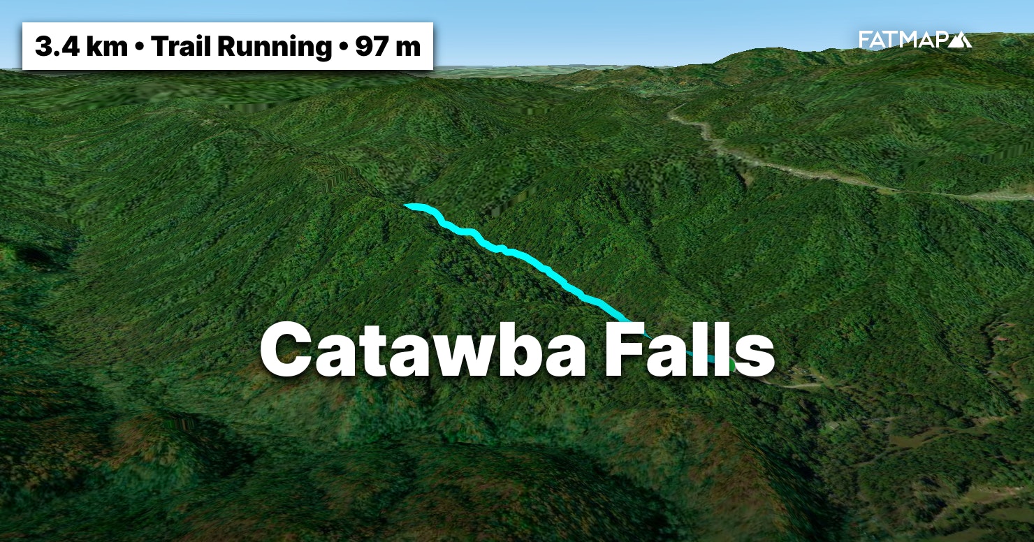 Catawba Falls Outdoor Map And Guide FATMAP   171173 