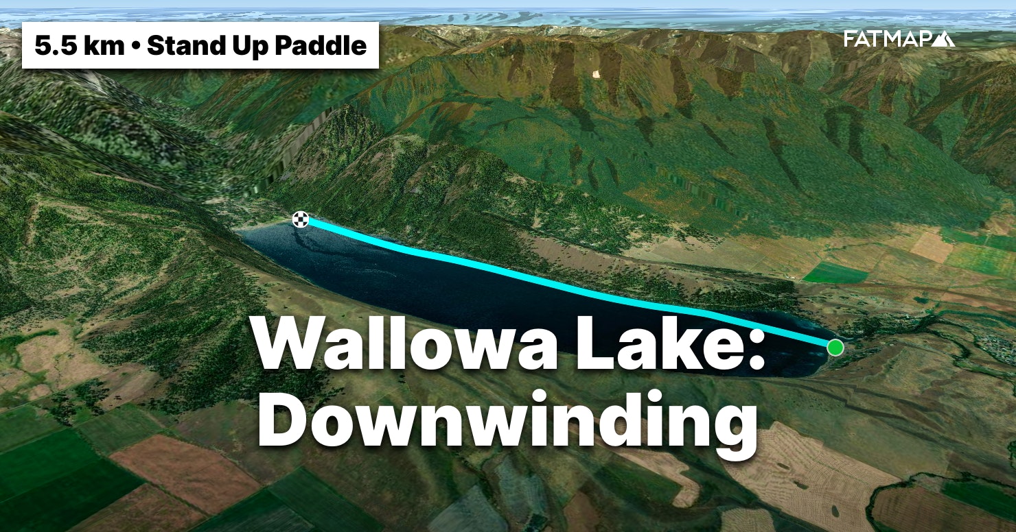 Wallowa Lake Downwinding Outdoor Map And Guide FATMAP   2038580 