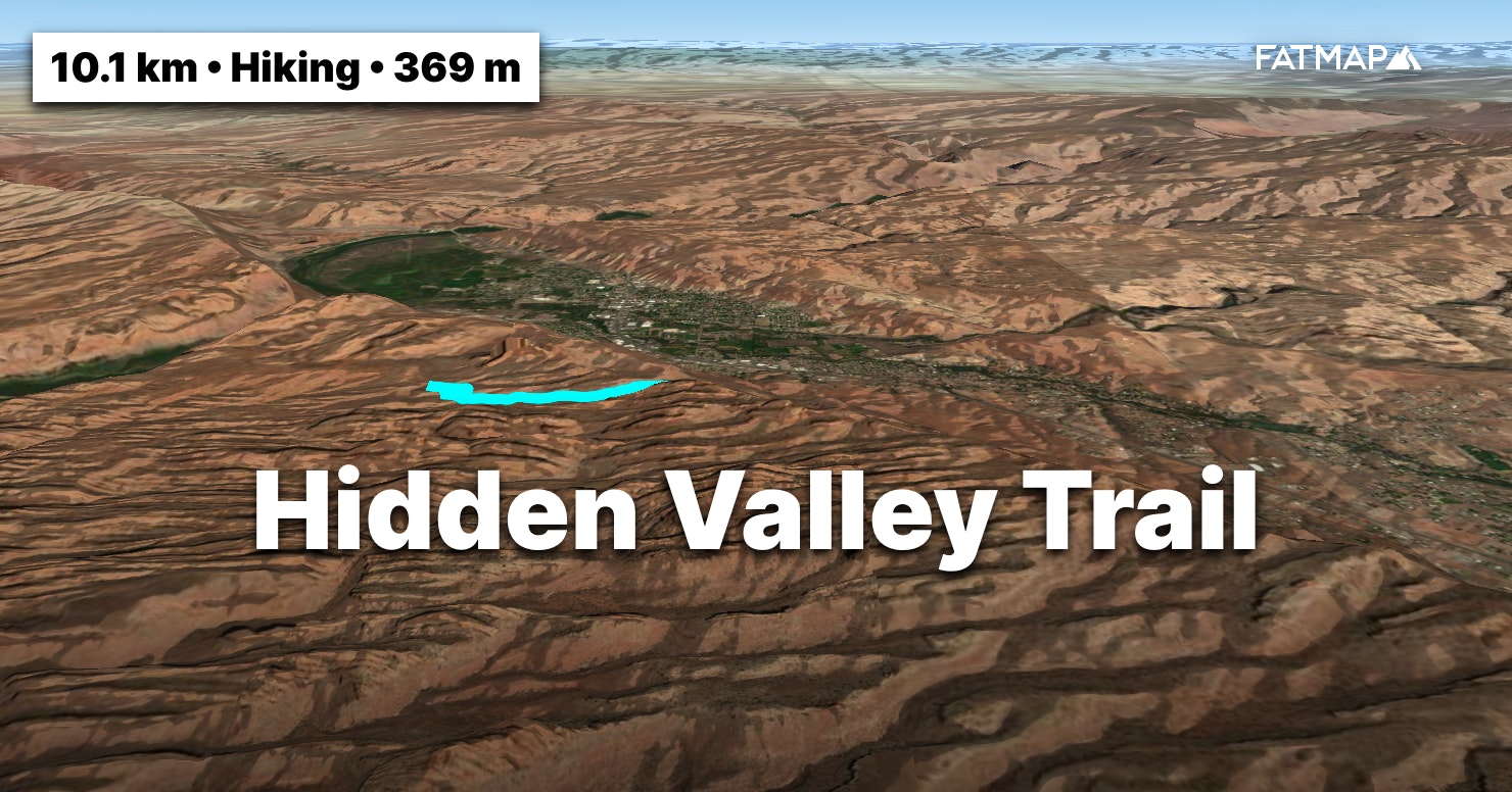 Hidden Valley Trail Outdoor Map And Guide FATMAP   207274 