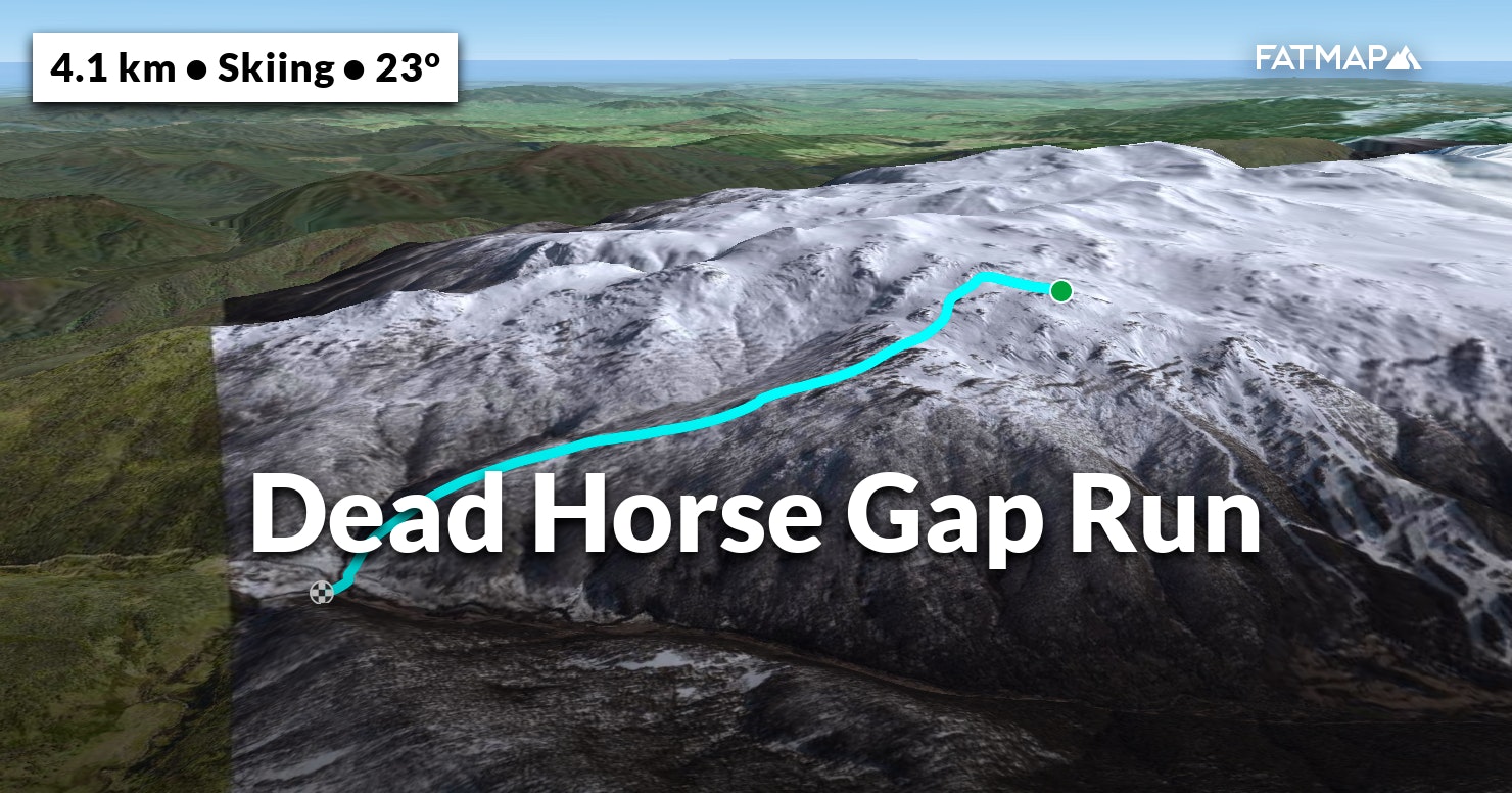 Dead Horse Gap Run Outdoor Map And Guide FATMAP   24481 