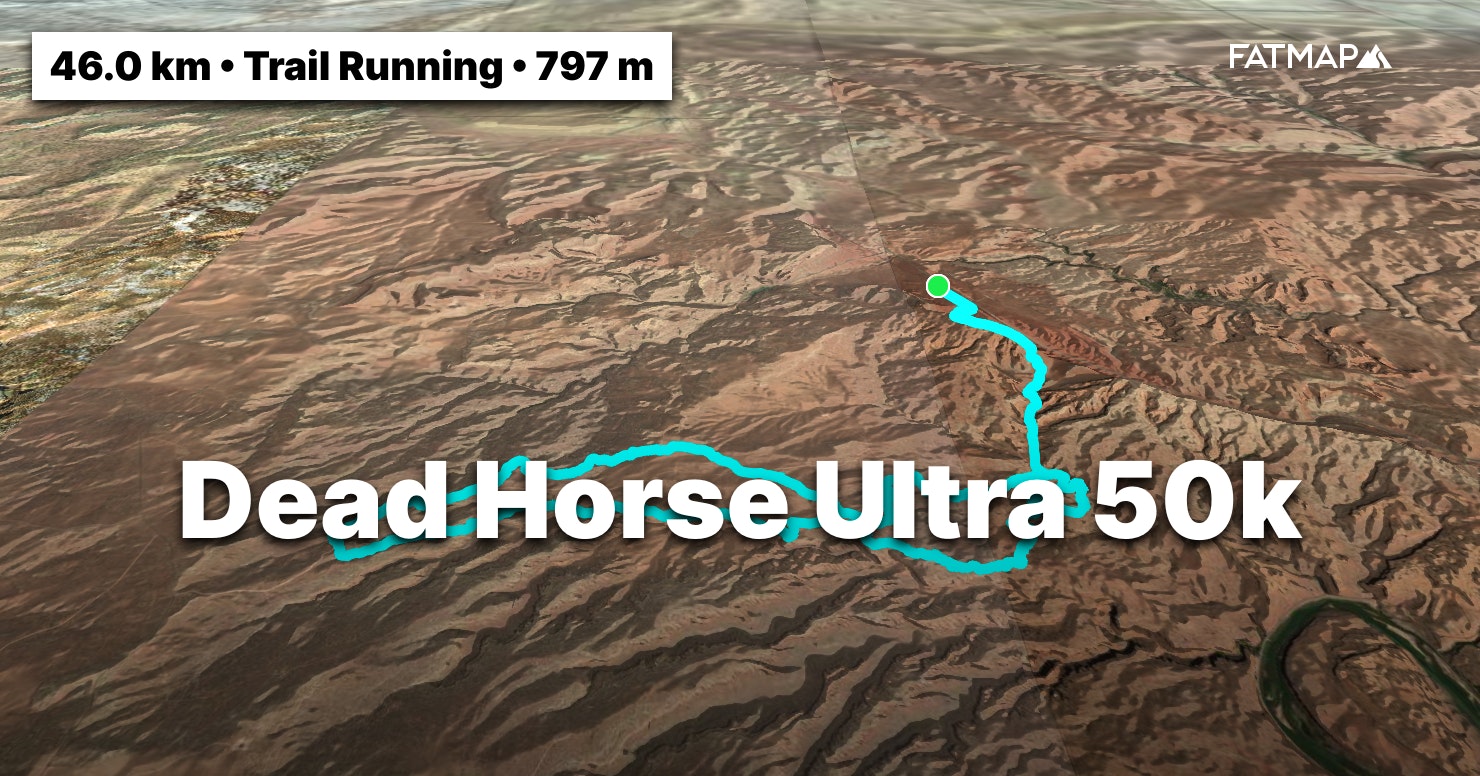 Dead Horse Ultra 50k Outdoor Map And Guide FATMAP   263846 