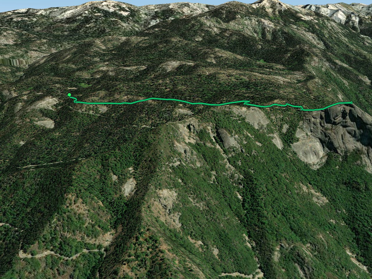 Moro Rock Trail Map