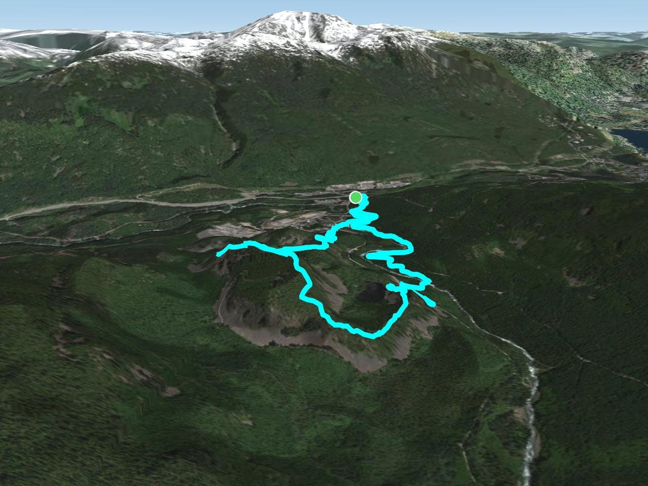 Crater Rim Trail Map