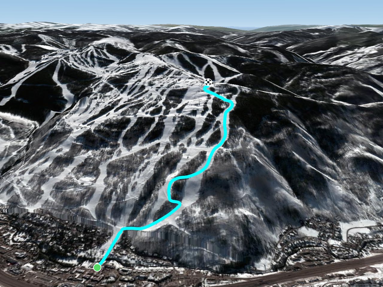 Simba Uphill Route Map