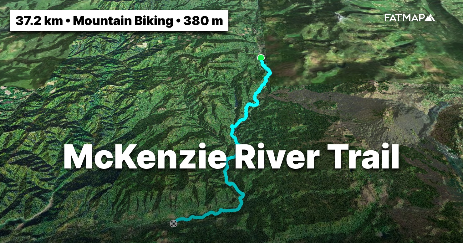 McKenzie River Trail Outdoor Map And Guide FATMAP   31131 