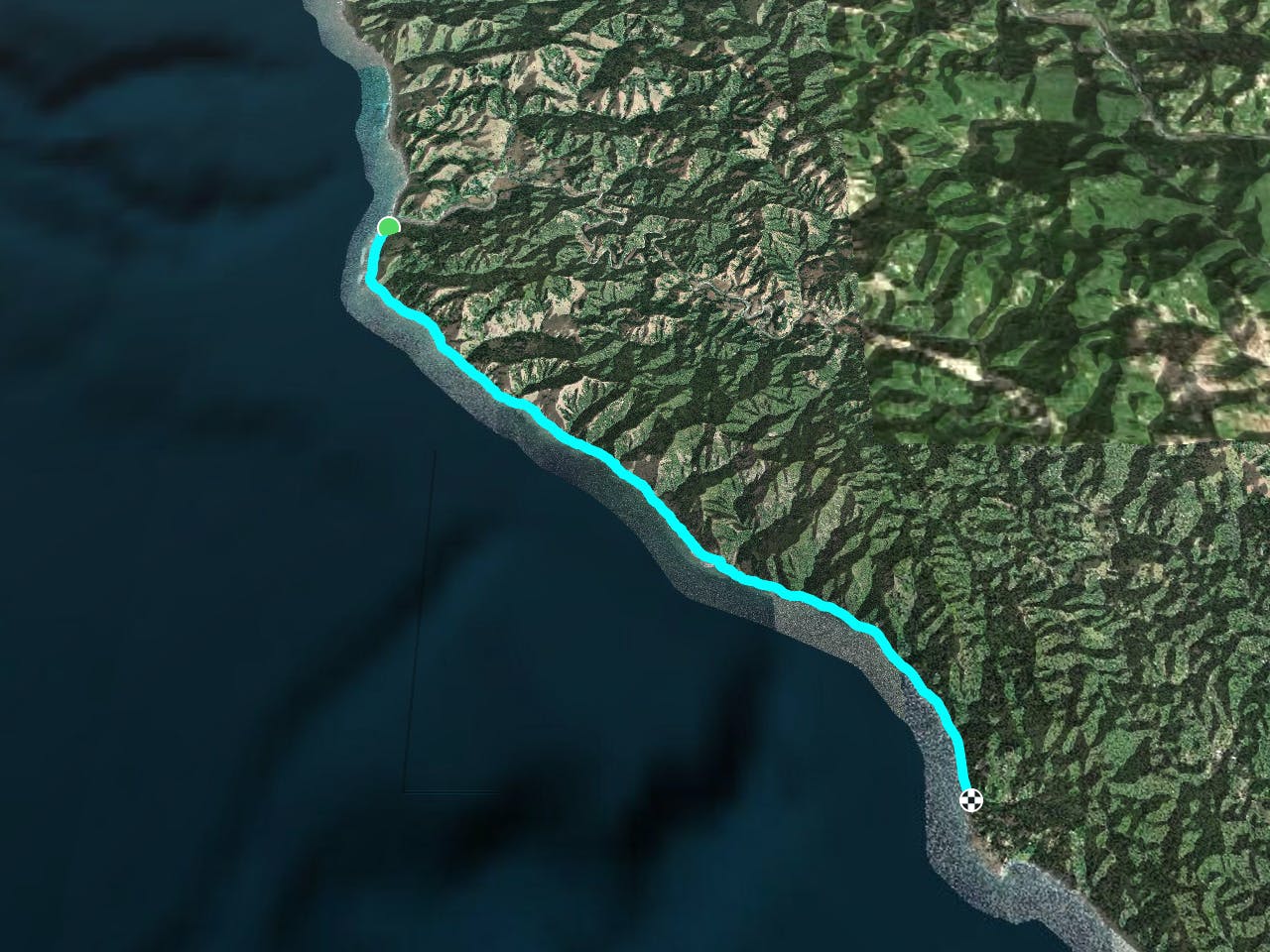 Lost Coast Trail Map