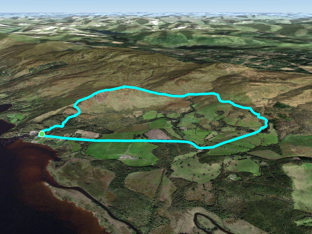Conic Hill Map