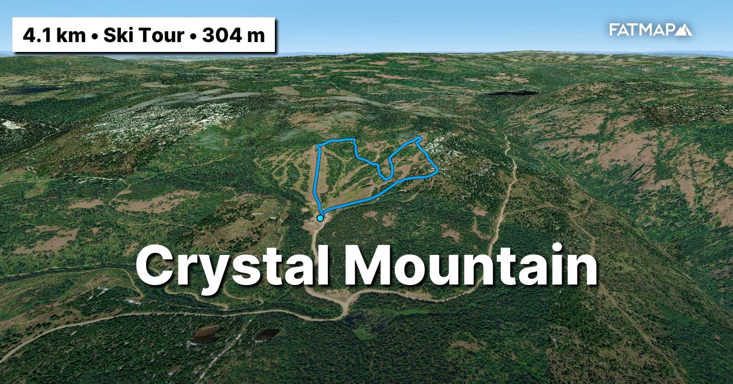 Crystal Mountain Outdoor Map And Guide FATMAP   3186851 