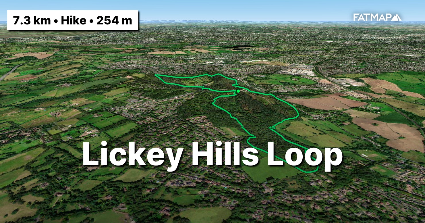 Lickey Hills Loop Outdoor Map And Guide FATMAP   3232243 