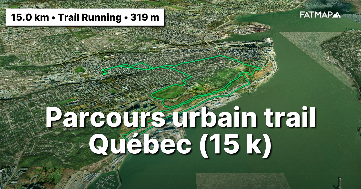 Parcours Urbain Trail Qu Bec 15 K Outdoor Map And Guide FATMAP   3456396 