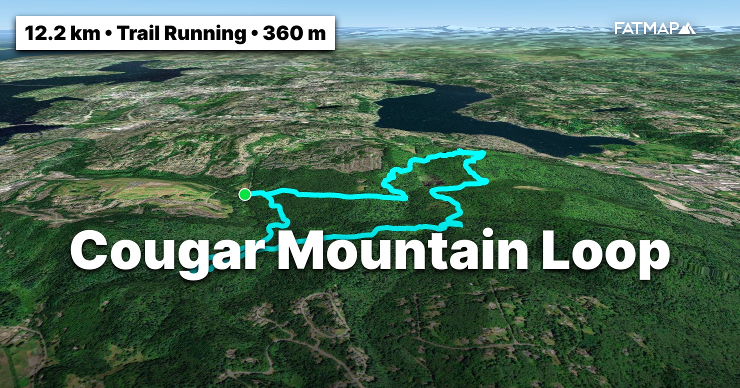 Cougar Mountain Loop Outdoor map and Guide  FATMAP