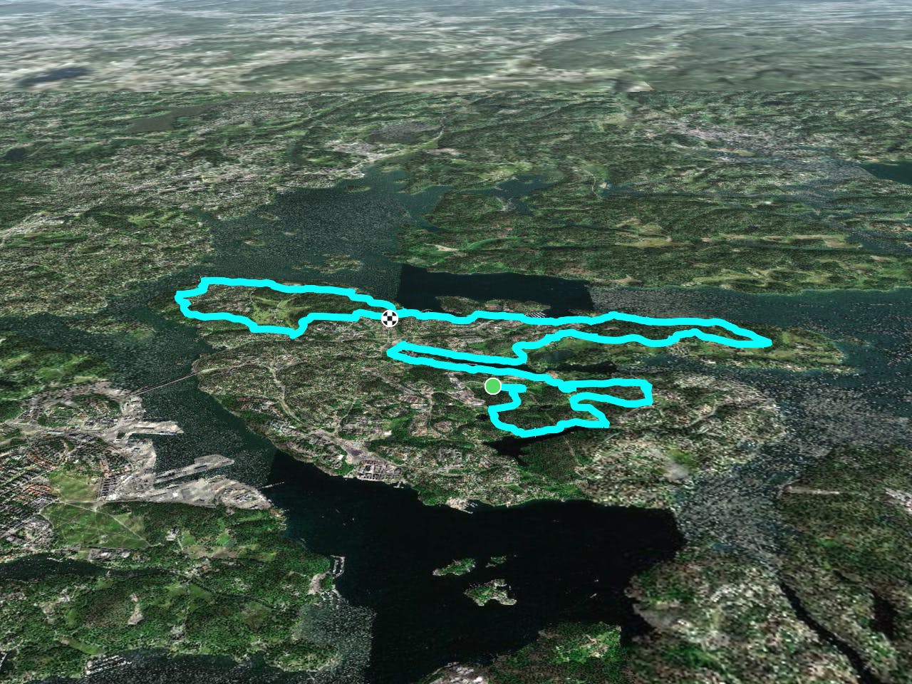 Lidingö Race Course Map