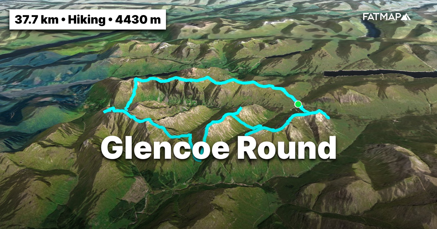 Glencoe Round Outdoor map and Guide  FATMAP