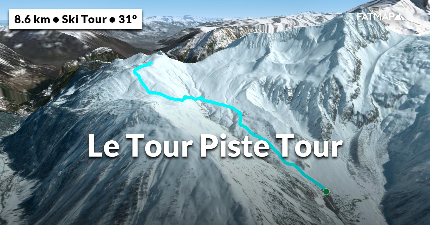 le tour piste map