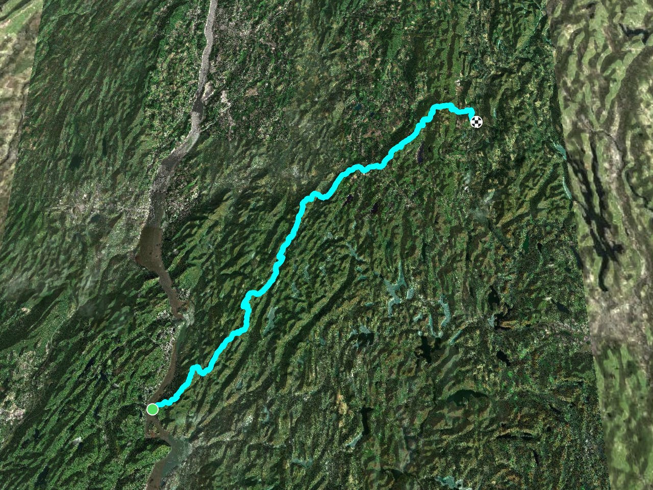 Appalachian Trail: Bear Mountain Bridge to NY-22 Map