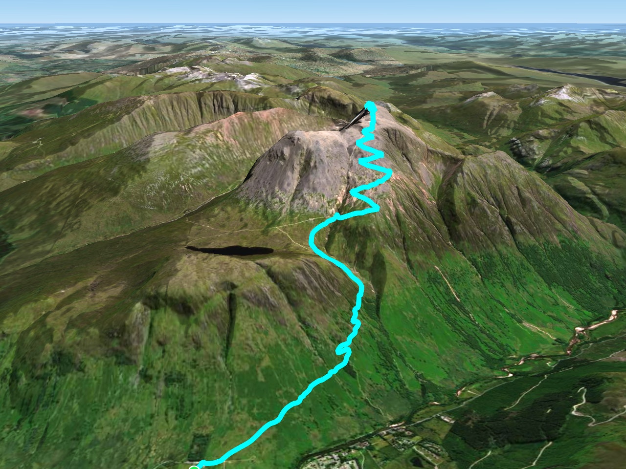 The Mountain Track Ben Nevis Hiking Route In Highland FATMAP   935813 Blank 